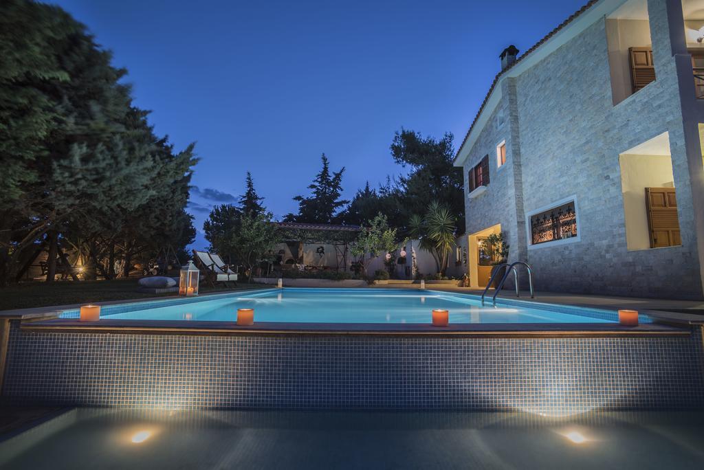 Villa Corina Near The Airport Kouvaras Bagian luar foto